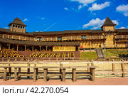 Ancient Slavic buildings. Kopachiv Ukraine. Стоковое фото, фотограф Сергей Бочаров / Фотобанк Лори