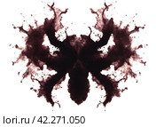 Rorschach test - a psychodiagnostic test for personality research. Generative AI. Стоковое AI-изображение, AI-художник Андрей Аркуша / Фотобанк Лори