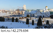 Cityscape with Minsk Theological Academy, Belarus (2024 год). Редакционное фото, фотограф EugeneSergeev / Фотобанк Лори