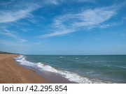 Каспийское море в Дагестане. Стоковое фото, фотограф Олег Беляков / Фотобанк Лори