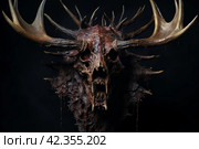 Lifelike Moose head. Generate Ai. Стоковое AI-изображение, AI-художник Иван Рябоконь / Фотобанк Лори