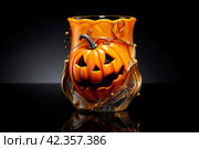 Sweet Pumpkin drink glass. Generate Ai. Стоковое AI-изображение, AI-художник Иван Рябоконь / Фотобанк Лори