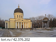 Молдова. Кишинев, Кафедральный собор Рождества Христова (2010 год). Стоковое фото, фотограф Ерохин Дмитрий Викторович / Фотобанк Лори