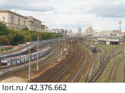 30/07/2019 - Москва, Россия - Индустриальный вид Москвы. Редакционное фото, фотограф YuryKara / Фотобанк Лори