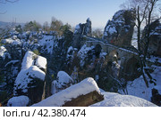 Бастай. Bastei (2017 год). Редакционное фото, фотограф Евгения Кравцова / Фотобанк Лори