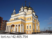 Россия. Саранск. Храм Кирилла и Мефодия. (2018 год). Стоковое фото, фотограф Ерохин Дмитрий Викторович / Фотобанк Лори