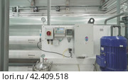 General view of the boiler room. Стоковое видео, видеограф Потийко Сергей / Фотобанк Лори