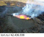 Reykjanes Peninsula volcano eruption in Iceland (2023 год). Стоковое фото, фотограф Irina Opachevsky / Фотобанк Лори