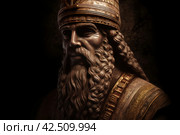 Ancient Sumerian god. Generate ai. Стоковое AI-изображение, AI-художник Иван Рябоконь / Фотобанк Лори