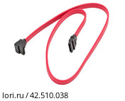Кабель для подсоединения жесткого диска к компьютеру. Hard disk drive power cables. Стоковое фото, фотограф Татьяна Д / Фотобанк Лори