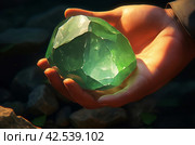Hypnotic Magic stone ball. Generate Ai. Стоковое AI-изображение, AI-художник Иван Рябоконь / Фотобанк Лори