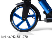Children's scooter wheel. Стоковое фото, фотограф Винокуров Александр / Фотобанк Лори