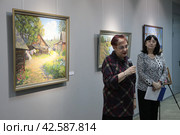 Открытие Чётвёртой Биеннале наивного искусства в Балашихе (2024 год). Редакционное фото, фотограф Дмитрий Неумоин / Фотобанк Лори