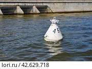 Буй на Москве-реке (2023 год). Стоковое фото, фотограф Илюхина Наталья / Фотобанк Лори
