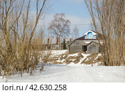 Погреба для хранения овощей в северной деревне. Село Ломоносово (2024 год). Стоковое фото, фотограф Яковлев Сергей / Фотобанк Лори