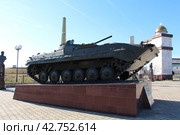 В Мемориальном комплексе им. А.А. Кадырова экспонат - БРМ-1К (2024 год) Редакционное фото, фотограф хохрякова альбина накиповна / Фотобанк Лори