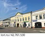 Дореволюционная купеческая Москва. Исторические здания на улице Александра Солженицына. Редакционное фото, фотограф Овчинникова Ирина / Фотобанк Лори