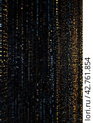 Abstract background of data technology creativity backdrop. Connecting dots and lines on dark black background, poster. Conceptual design backgrounds concept. Gen ai illustration. Copy ad text space. Стоковое AI-изображение, AI-художник Aleksandr Golubev / Фотобанк Лори