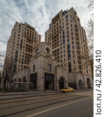 Жилой комплекс Barkli Residence в Москве по адресу Улица Орджоникидзе, 1 (2024 год). Редакционное фото, фотограф Константин Григорьев / Фотобанк Лори