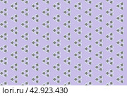Periwinkle, lilac and gray abstract background. template with geometric design. symmetric geometric ornaments in shape of triangles. texture for greeting card, textile, fabric, tile, invitation or banner. Стоковая иллюстрация, иллюстратор Константин Григорьев / Фотобанк Лори