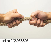 Tug of War Concept. Стоковое AI-изображение, AI-художник Кирилл Черезов / Фотобанк Лори