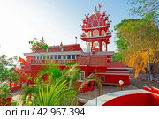 Maruti Temple (Hanuman Temple) in Panjim (2017 год). Стоковое фото, фотограф Олег Жуков / Фотобанк Лори