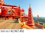 Maruti Temple (Hanuman Temple) in Panjim (2017 год). Редакционное фото, фотограф Олег Жуков / Фотобанк Лори