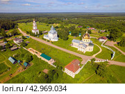 Великорецкий град (аэросъемка 2022 года) Стоковое фото, фотограф Владислав Самошкин / Фотобанк Лори