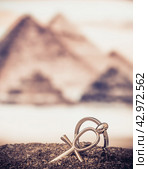 Egyptian Cross Ankh. Стоковое фото, фотограф Любовь Назарова / Фотобанк Лори