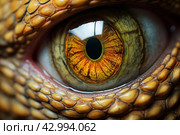 Intricate Reptilian eye macro. Generate Ai. Стоковое AI-изображение, AI-художник Иван Рябоконь / Фотобанк Лори