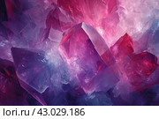 Multicolored Abstract crystal background. Generate AI. Стоковое AI-изображение, AI-художник Иван Рябоконь / Фотобанк Лори
