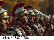 Powerful Ancient rome army. Generate Ai. Стоковое AI-изображение, AI-художник Иван Рябоконь / Фотобанк Лори