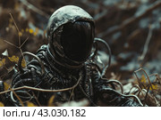 Intrepid Astronaut red planet symbiote. Generate Ai. Стоковое AI-изображение, AI-художник Иван Рябоконь / Фотобанк Лори
