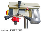 Сверлильный станок на белом фоне. Drilling Bench Press isolated on white background. Стоковое фото, фотограф Татьяна Д / Фотобанк Лори