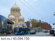 Церковь Милующей иконы Божией Матери после реставрации. Санкт-Петербург (2024 год). Редакционное фото, фотограф Ольга Визави / Фотобанк Лори