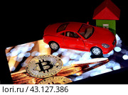 Биткоин. Стоковое фото, фотограф Вячеслав Сметанин / Фотобанк Лори