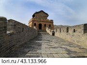 Yanmenguan, Great Wall of China. Datong, Shanxi Province. Великая Китайская Стена в провинции Шэньси, участок Янменгуань (2018 год). Стоковое фото, фотограф Римма Тельнова / Фотобанк Лори