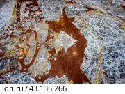High resolution marble background. Fragment of antique marble floor. Colorful natural background. Стоковое фото, фотограф Iva Noel / Фотобанк Лори