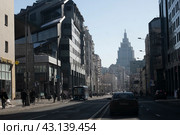 Москва, улица Новослободская летом (2024 год). Редакционное фото, фотограф Дмитрий Неумоин / Фотобанк Лори