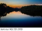 Река Дёма в Альшеевском районе Башкирии. Стоковое фото, фотограф Дмитрий УТКИН / Фотобанк Лори