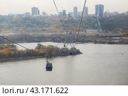 Nizhny Novgorod Cableway (2023 год). Редакционное фото, фотограф Юлия Бабкина / Фотобанк Лори