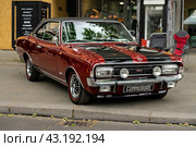 BERLIN - MAY 04, 2024: The executive car Opel Commodore GS/E. Classic Days Berlin 2024. Редакционное фото, фотограф Sergey Kohl / Фотобанк Лори