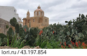 Католическая церковь Sacred Heart of Jesus (Святое сердце Иисуса). Город Надер (In-Nadur). Остров Гоцо (Gozo). Мальта (2023 год). Редакционное фото, фотограф lana1501 / Фотобанк Лори