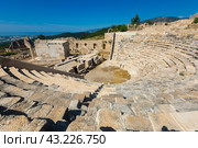 Amphitheater in the ancient Lycian city of Rhodiapolis. Стоковое фото, фотограф Яков Филимонов / Фотобанк Лори