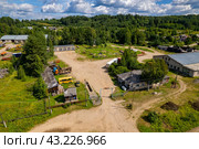 Вид с высоты на подосиновское АТП (аэросъемка 2023 года) Стоковое фото, фотограф Владислав Самошкин / Фотобанк Лори