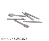 Leather Tools, Leather Craft Sewing Awl Incised Edges Tool Manual DIY Professional Leather Stitching Tool. Стоковое фото, фотограф Елена  Попкова / Фотобанк Лори