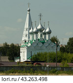 Церковь Спаса Нерукотворного Образа в Балахне (2022 год). Редакционное фото, фотограф Дмитрий Казаков / Фотобанк Лори