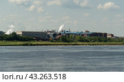 Целлюлозно-бумажный комбинат АО «Волга» в Балахне (2022 год). Редакционное фото, фотограф Дмитрий Казаков / Фотобанк Лори