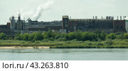 Целлюлозно-бумажный комбинат в Балахне (2022 год). Редакционное фото, фотограф Дмитрий Казаков / Фотобанк Лори