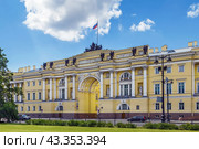 Senate and Synod building, Saint Petersburg, Russia. Стоковое фото, фотограф Boris Breytman / Фотобанк Лори